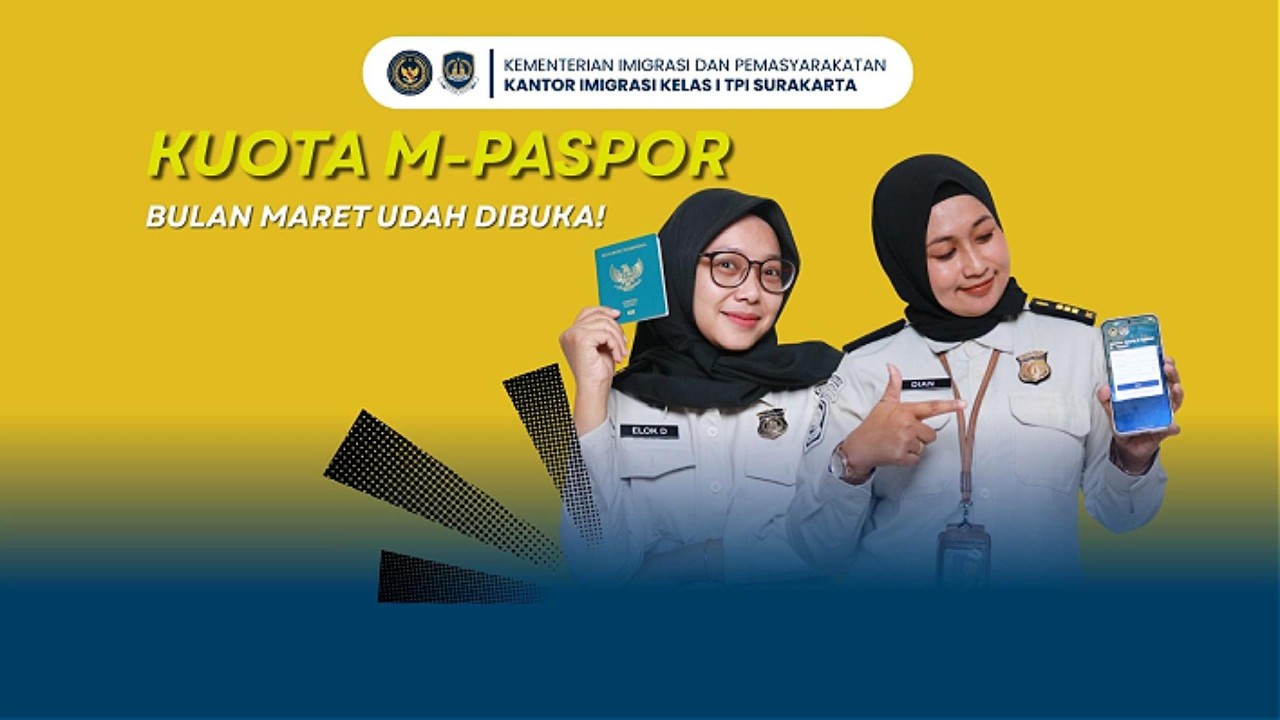 Kuota M-Paspor Maret sudah Dibuka!