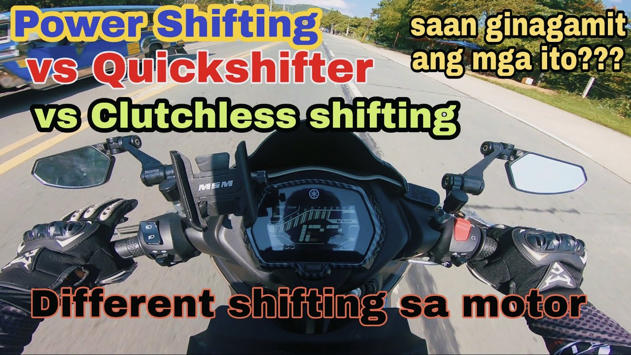 Power shifting vs Clutchless shifting vs Quickshifter / Sniper 155r / COSA Moto