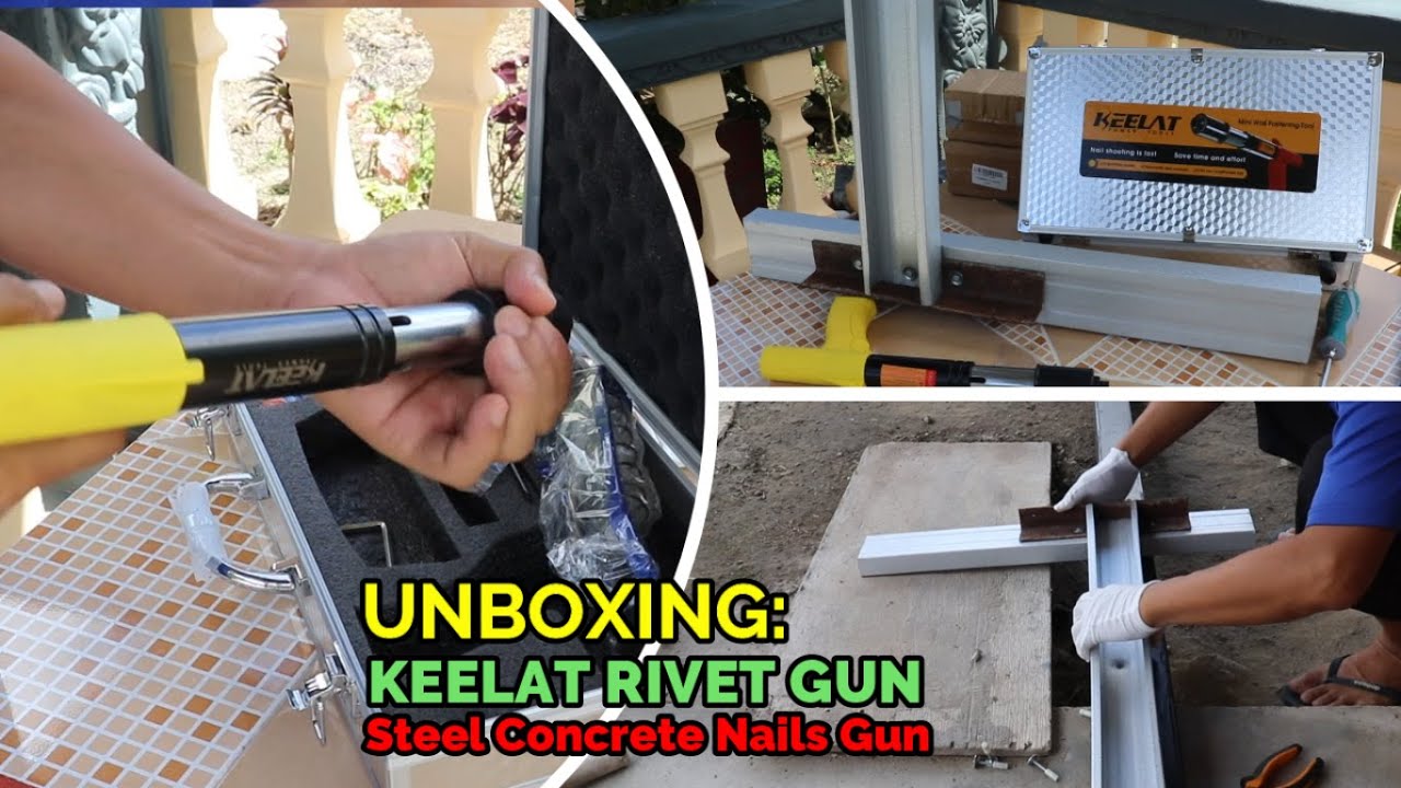 Unboxing: KEELAT Rivet Gun / Steel Concrete Nails Gun