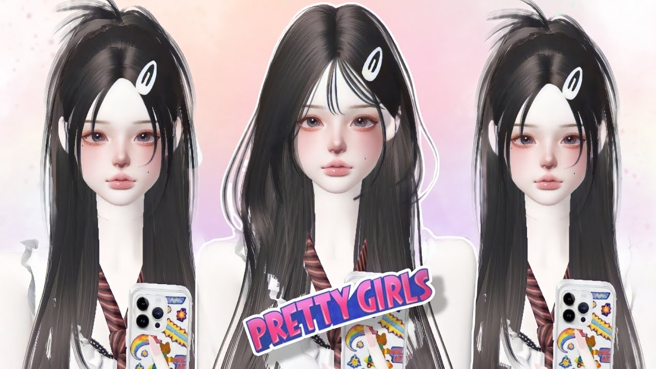 Zepeto pretty girl face - Zepeto Face Tutorial - tutorial oplas Zepeto girl