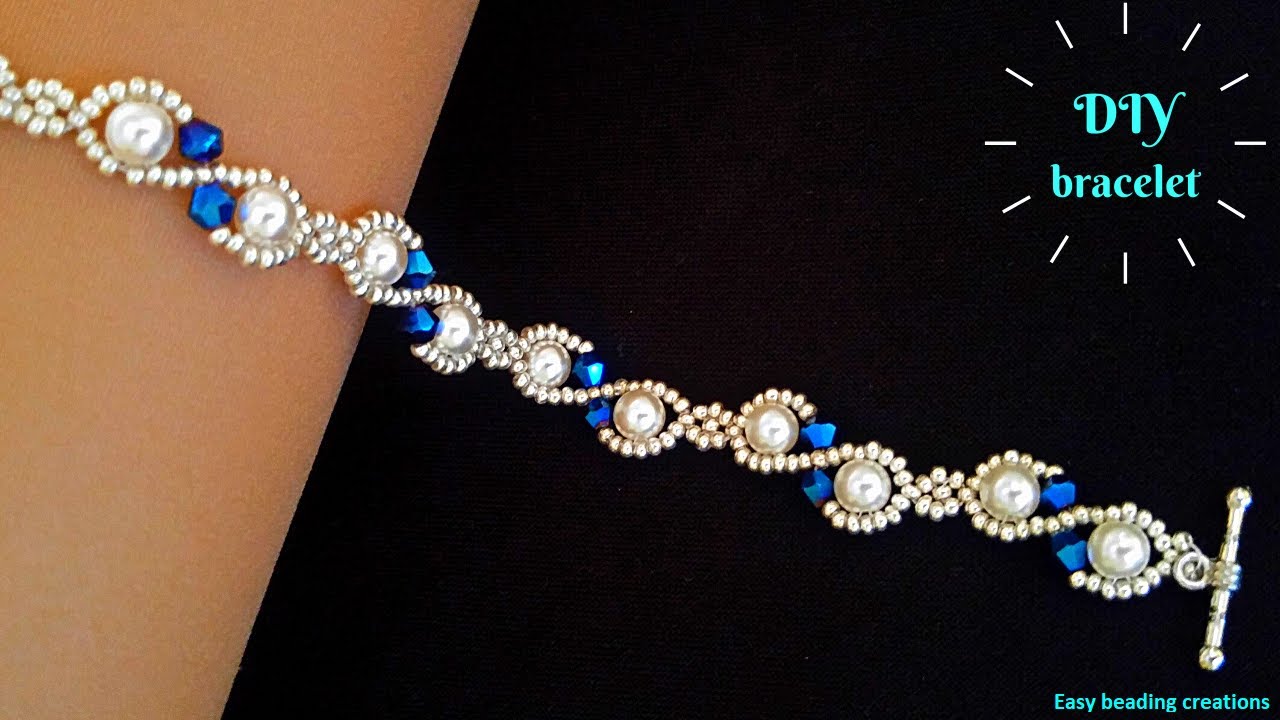 Diy bracelet easy pattern//  How to make an elegant woman bracelet //Bracelet tutorial//
