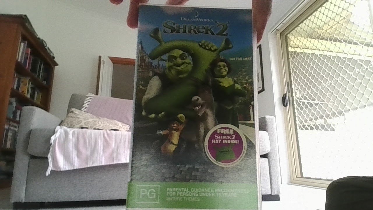 Shrek 2 VHS Australia