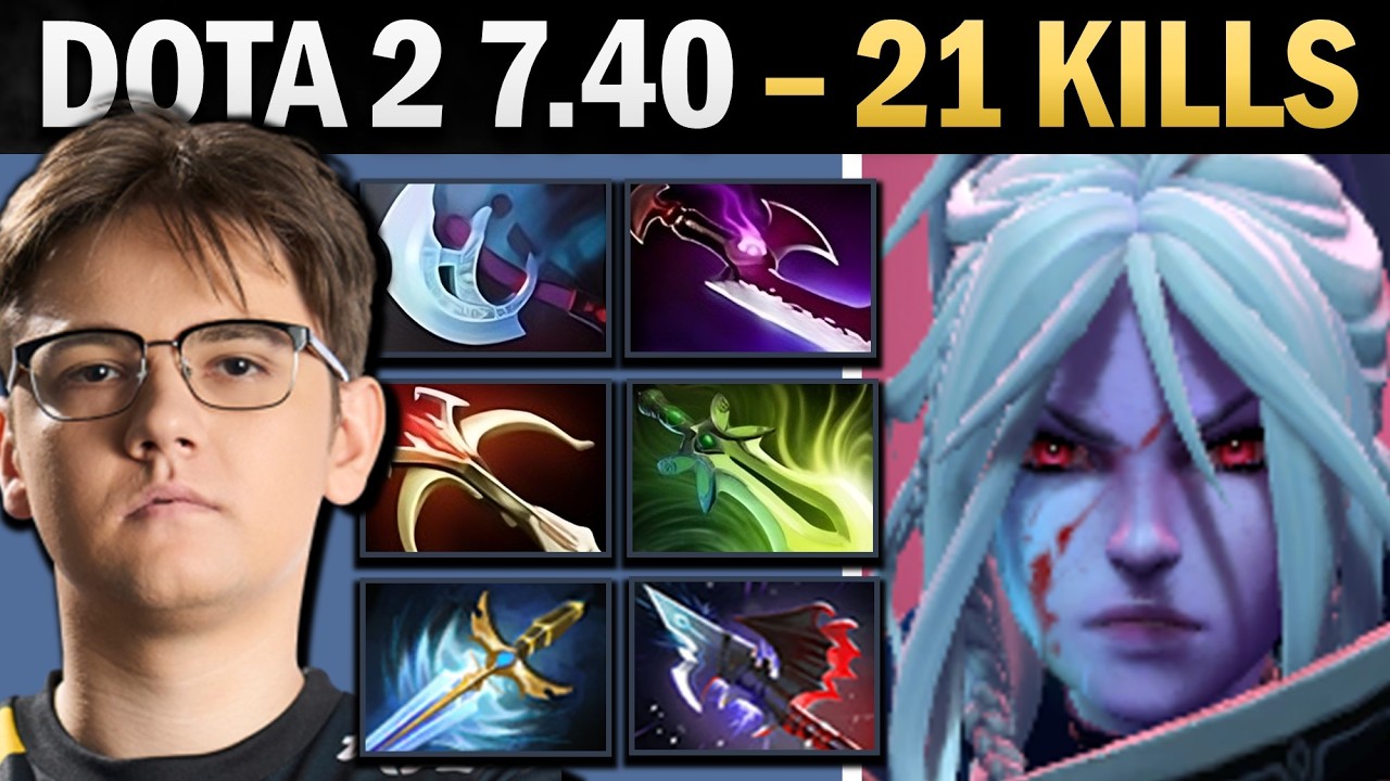 Drow Ranger Pro Carry with Silveredge and Manta - Dota 2 Gameplay