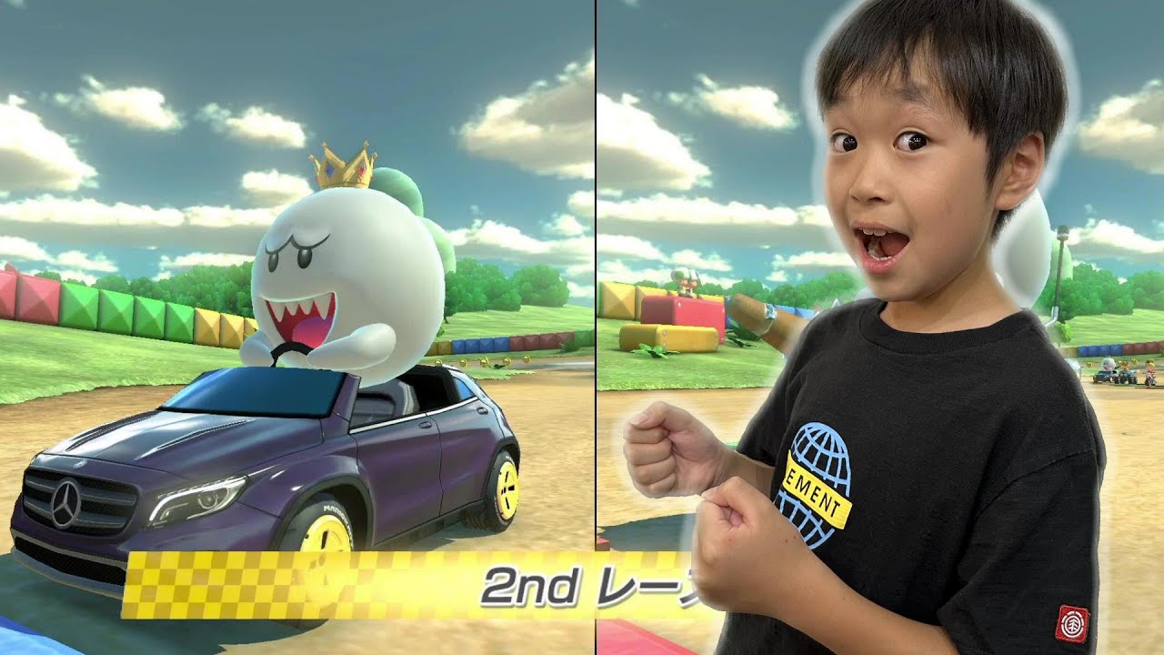 レオくんがスイッチのマリオカート８をやるよ！Part７ レオスマイル