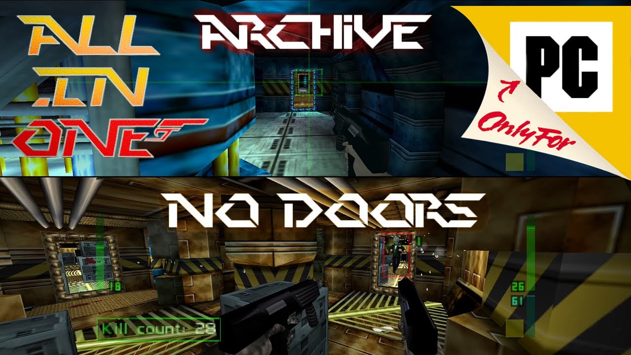 No Doors | 2 Player Splitscreen Multiplayer | Perfect Dark: All in One (archive, 6/3/25)