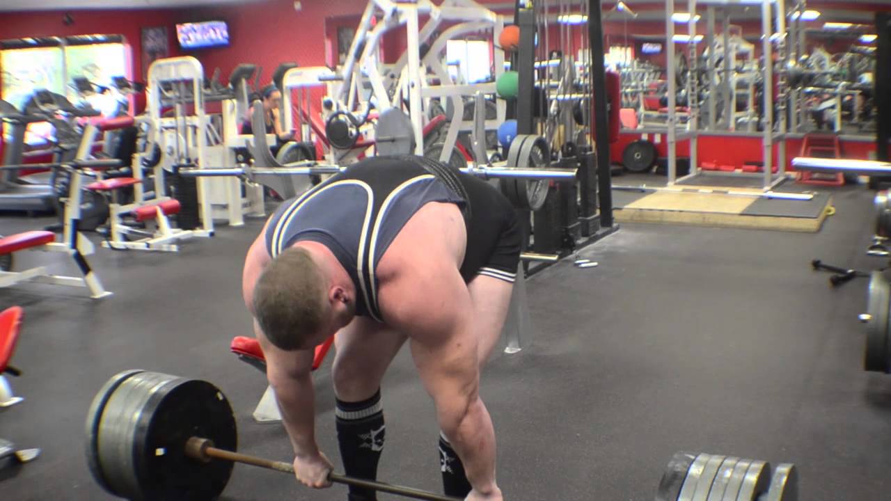 George Leeman 835lb Speed Deadlift!