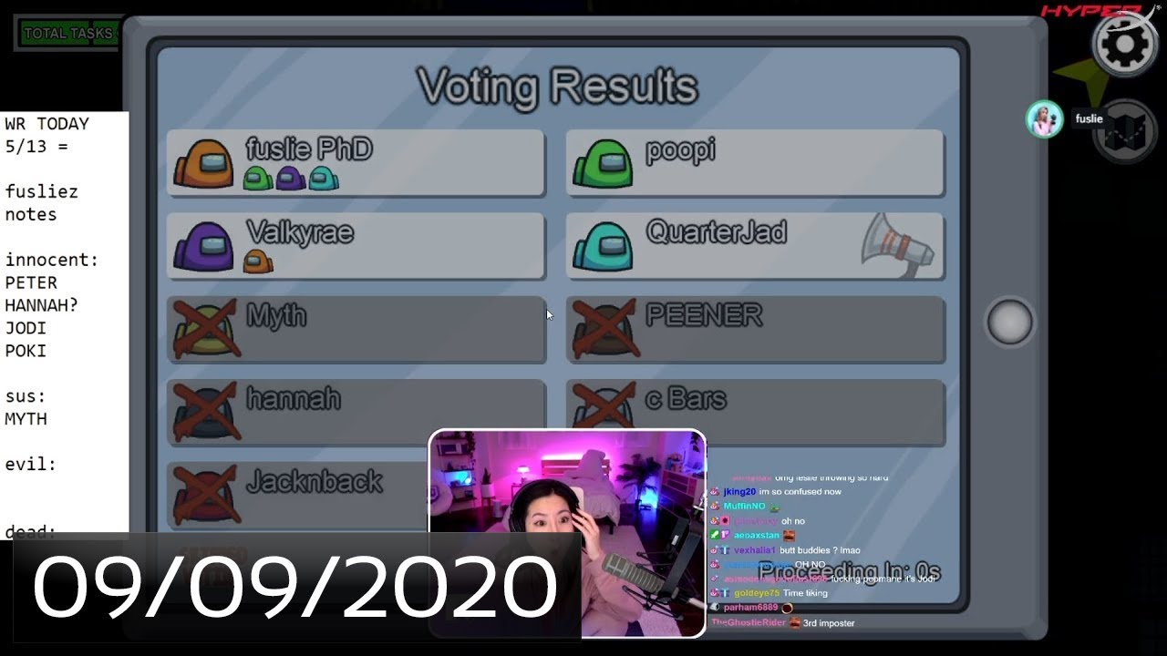 [09/09/2020] AMONG US ft. myth, celine, poki, rae, janet, peter, jodi, bnans, and danny :D!!