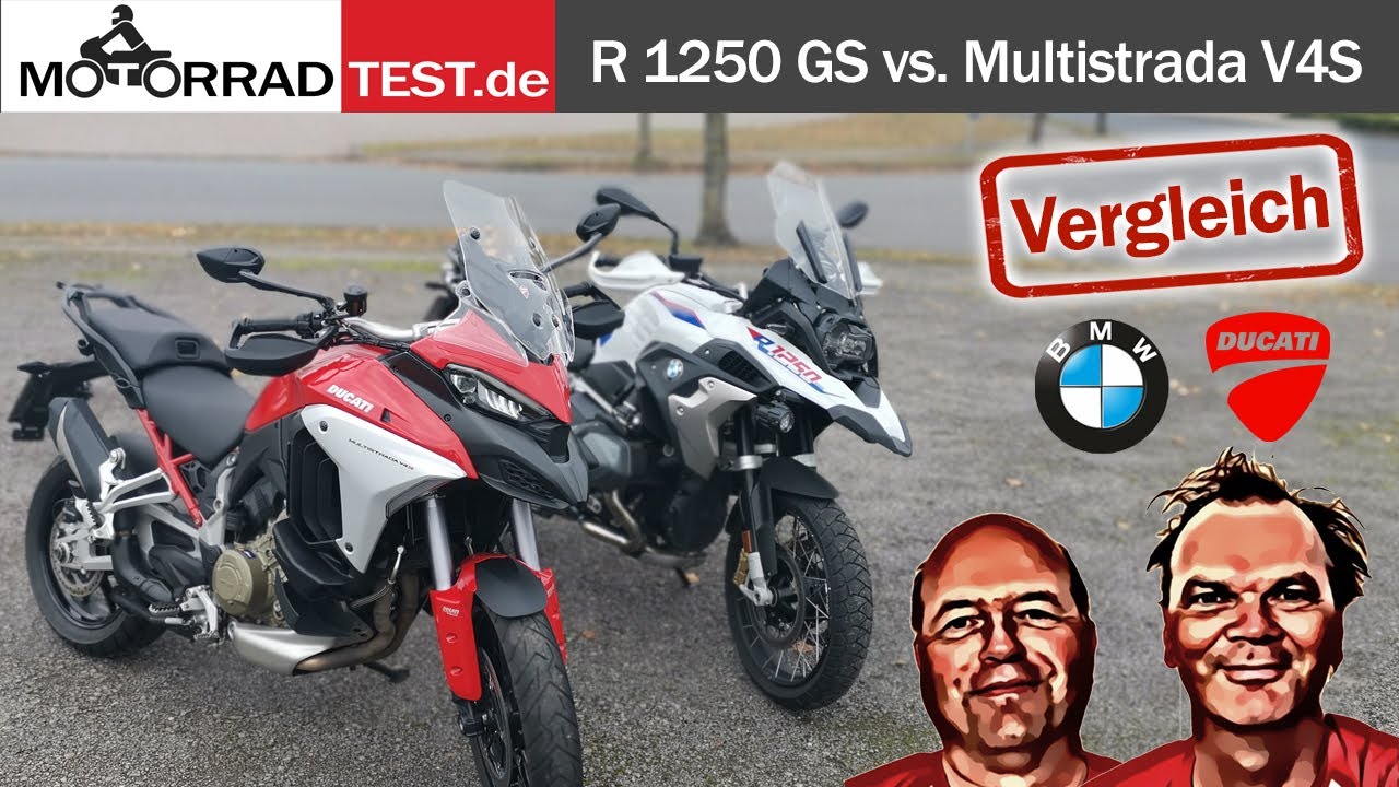 Vergleich BMW R 1250 GS vs. Ducati Multistrada V4S | Welches ist die bessere Reise-Enduro?