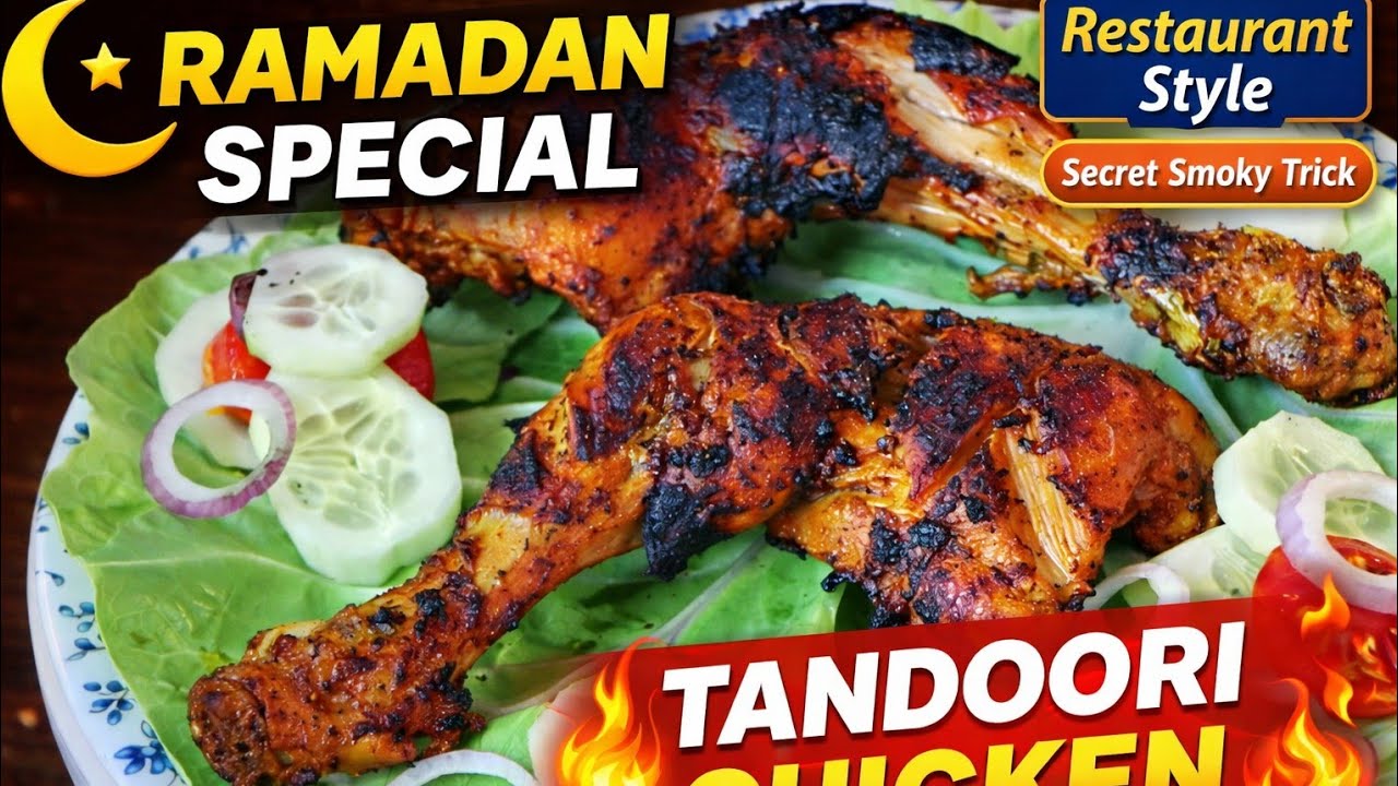 Ramadan Special Tandoori Chicken Recipe | Juicy & Smoky Chicken at Home | Iftar Special