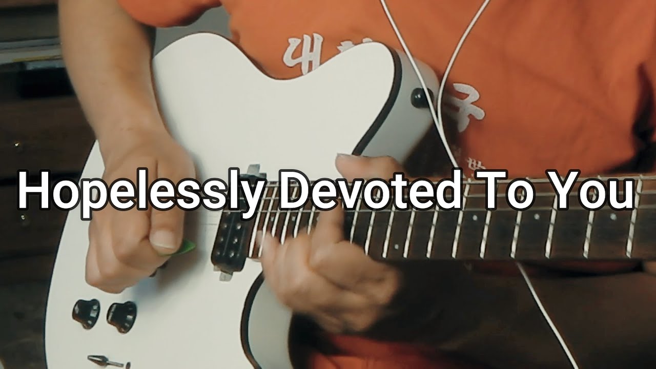 Hopelessly Devoted To You (Olivia Newton John) Electric Guitar cover