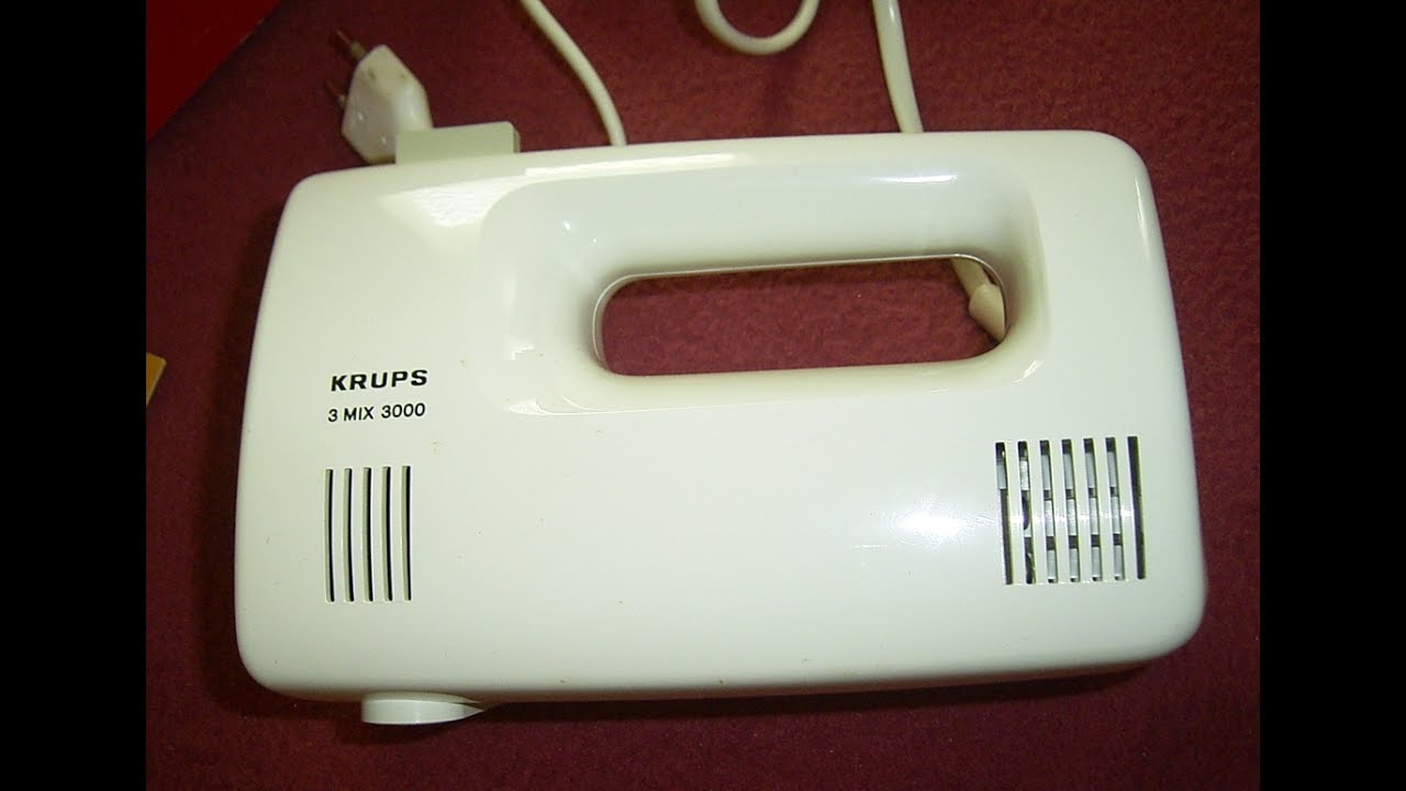 Funktionsprüfung Handmixer Krups 3 Mix 3000