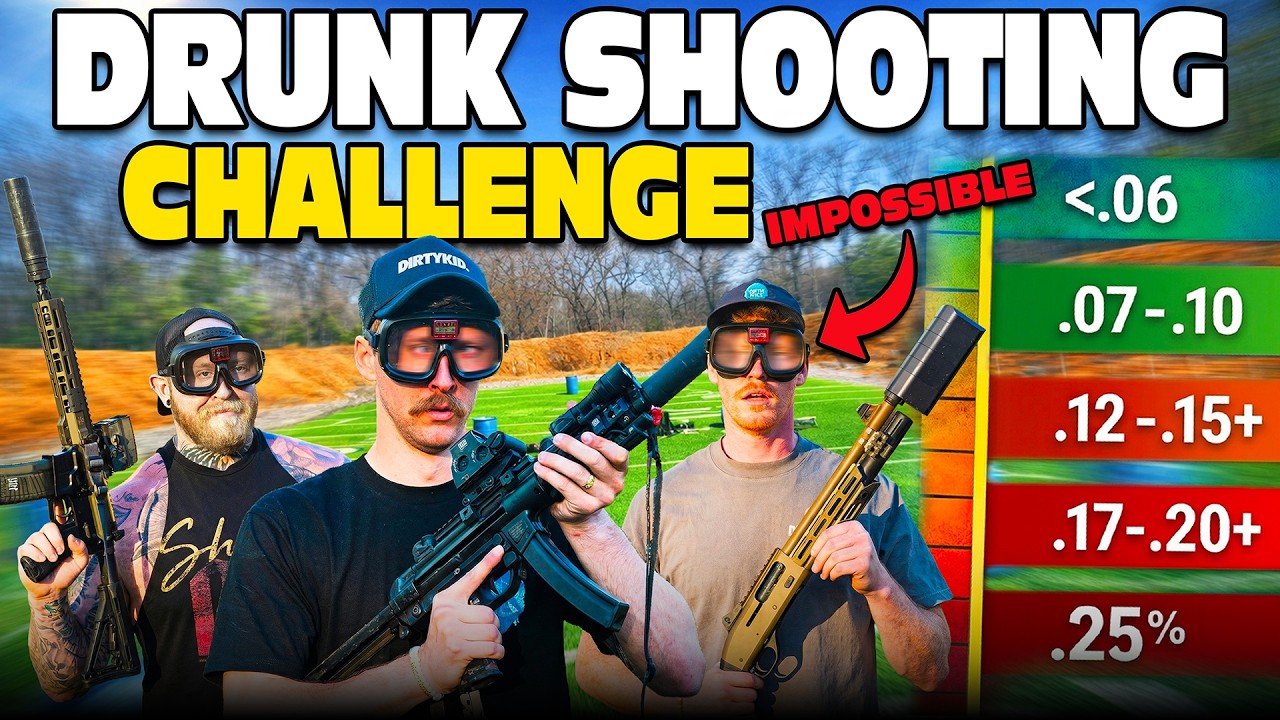 Drunk Goggle Shooting Challenge!