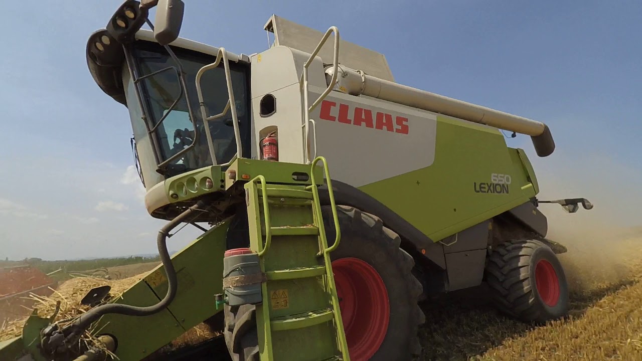 комбайн CLAAS LEXION 650   в роботі