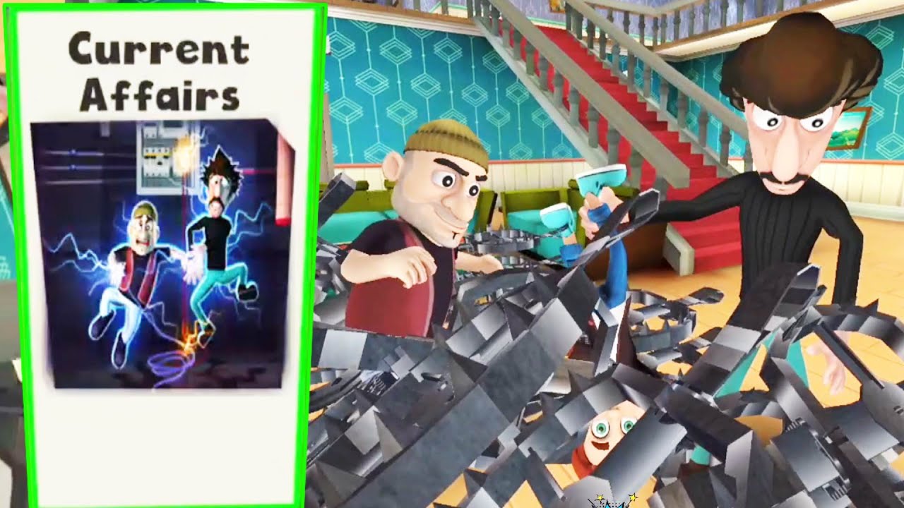 Scary Robber Home Clash  - Current Affairs with 1000 Traps