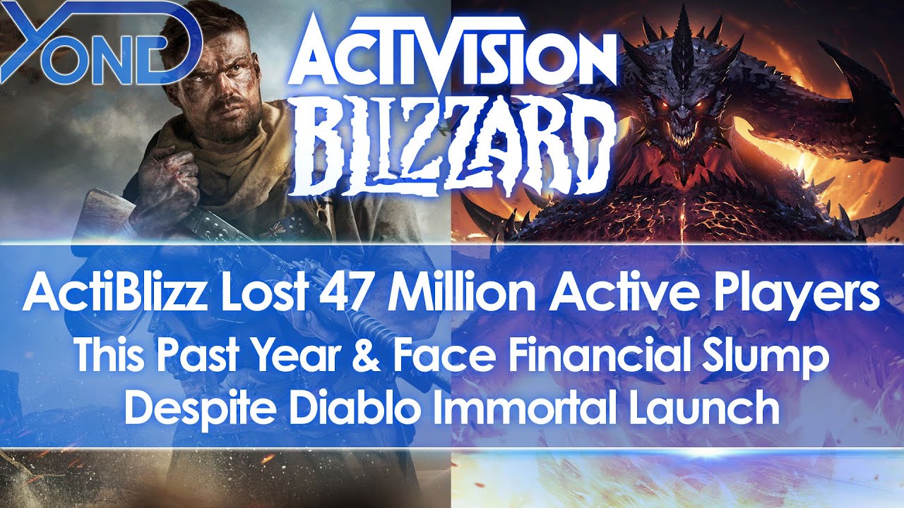Activision Blizzard Lost 47 Million Active Players In Past Year, In Slump Despite Diablo Immortal