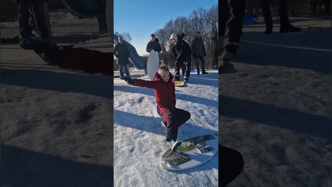 Surfen in de sneeuw ❄️🔥 | Keihard glijden
