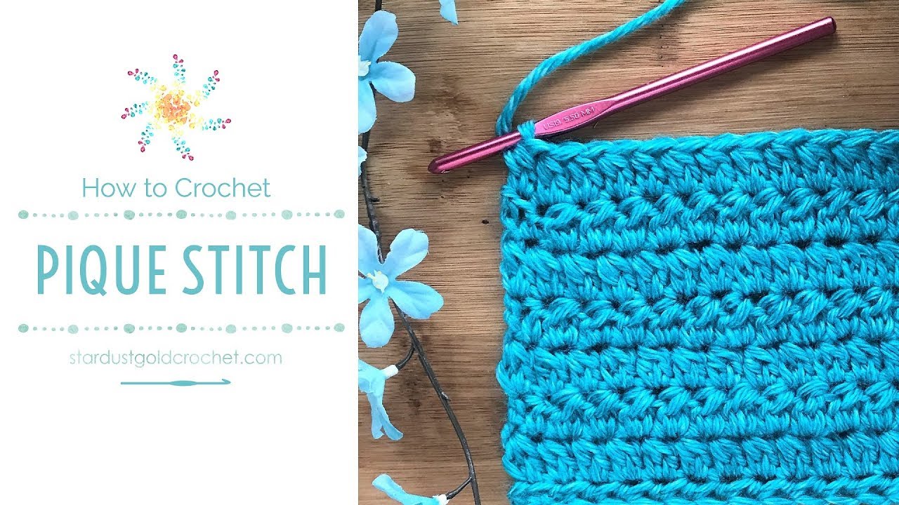 Pique Stitch Tutorial | Learn to Crochet | Stitch Explorer Saturdays