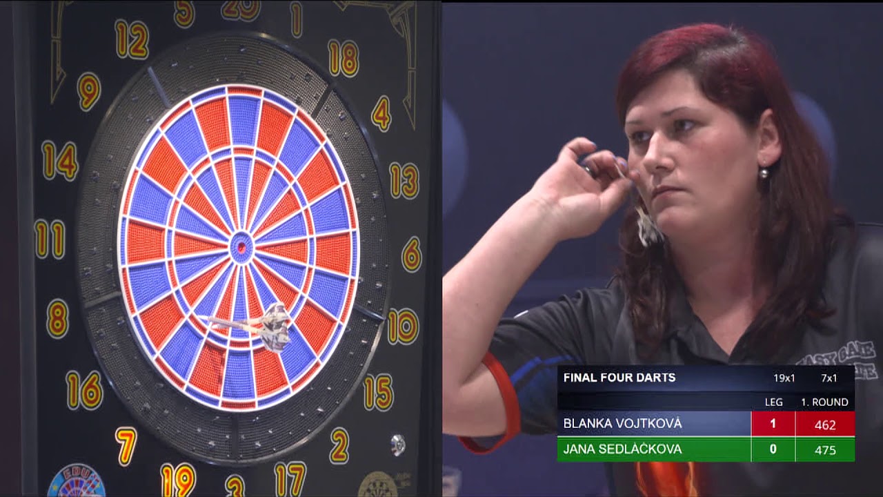 Semifinale –Blanka Vojtková vs. Jana Sedláčková | FINAL FOUR DARTS 2018