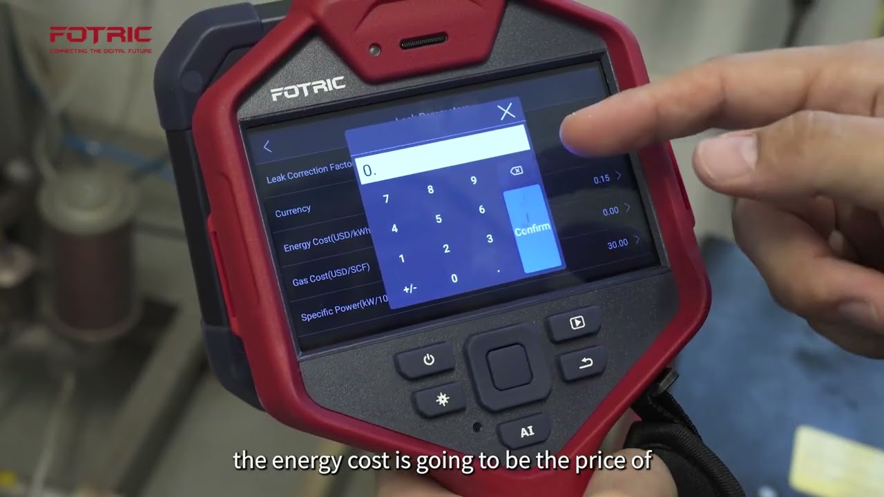 Leaks Measurement with FOTRIC H-series High-Performance Acoustic Imaging Camera
