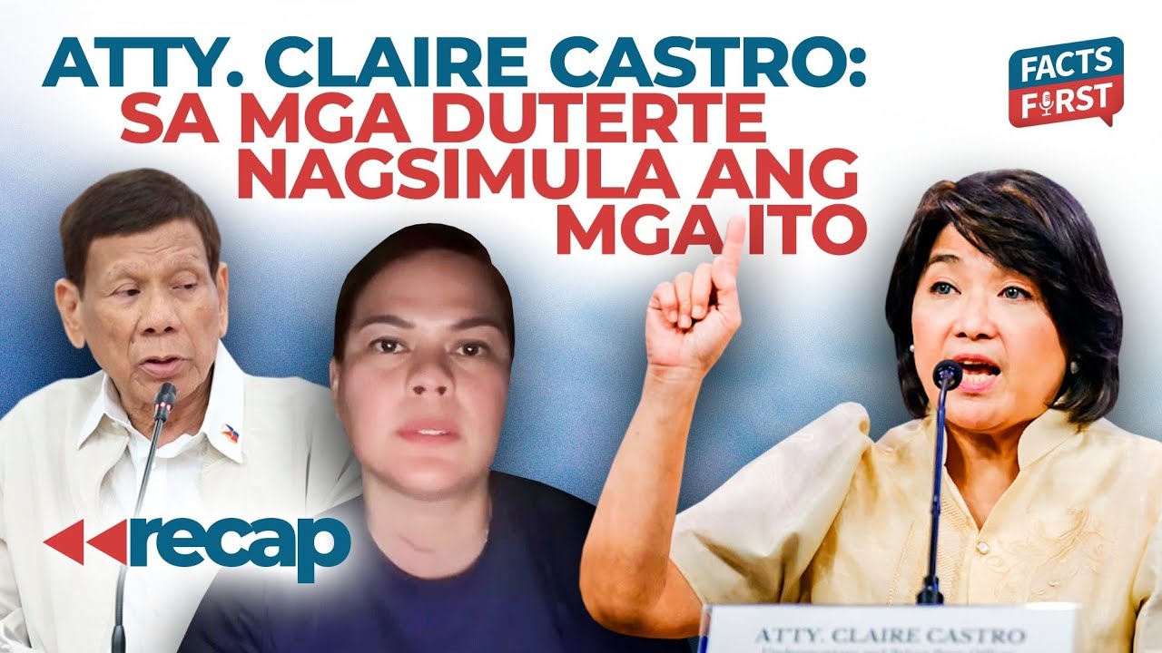 Mensahe ni Atty. Claire Castro sa mga Duterte