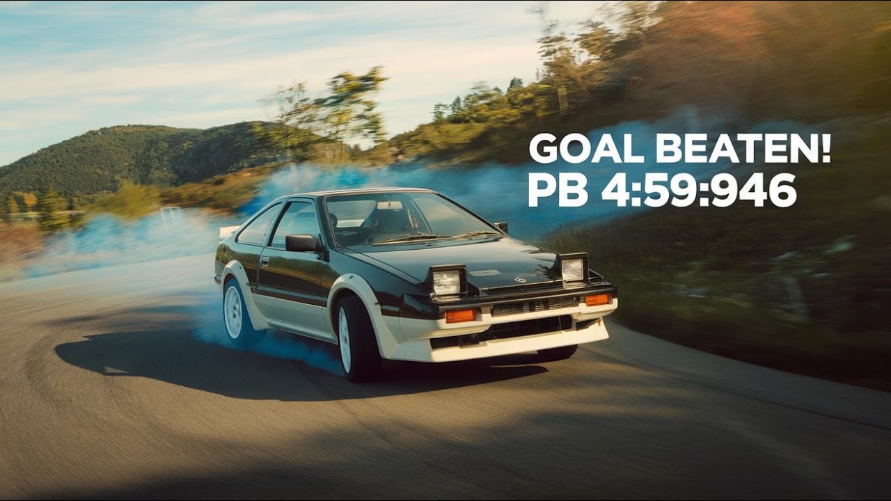 Road to sub 5:00 BEATEN!!| Current PB 4:59:946 | PK Akina Downhill, AE86 Tuned