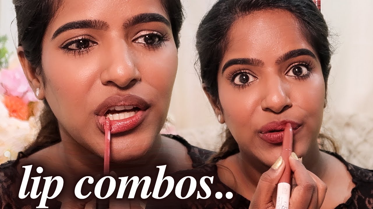 Best Lipstick Combo Swatches For Dusky Brown Skin!😍
