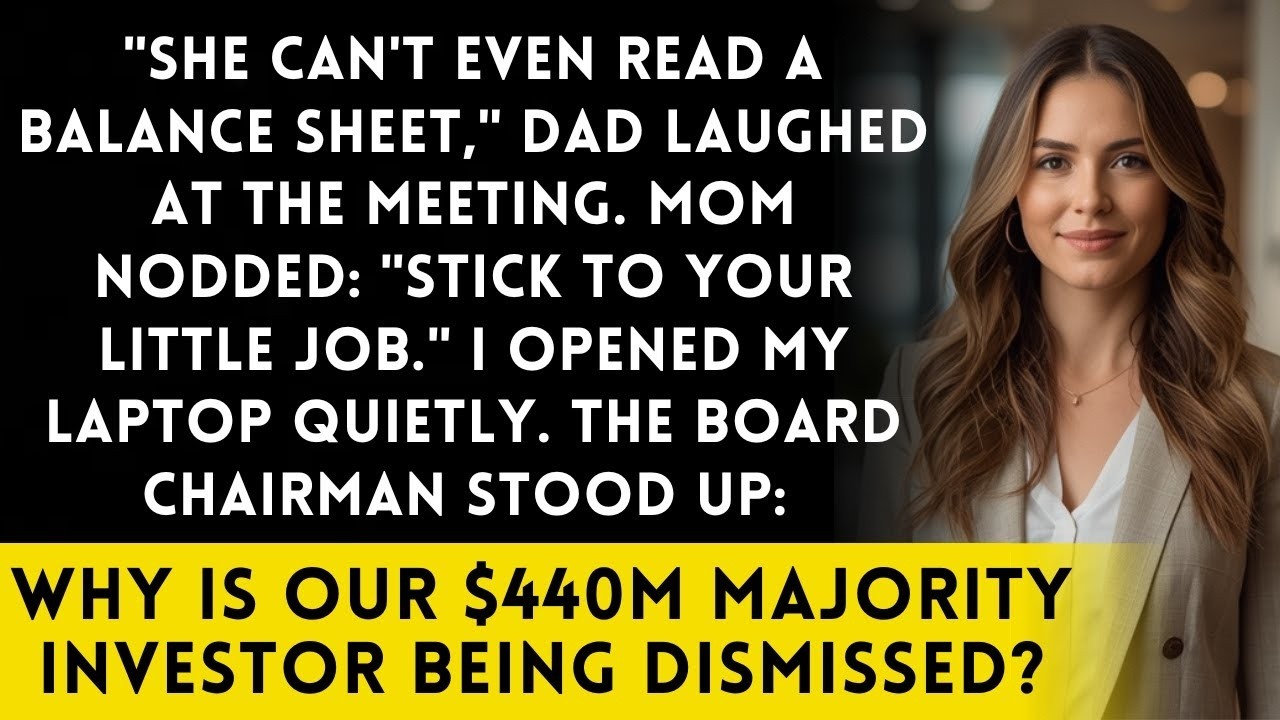 Parents Said You'll Never Understand Business - Then Met Their Company's Biggest Investor