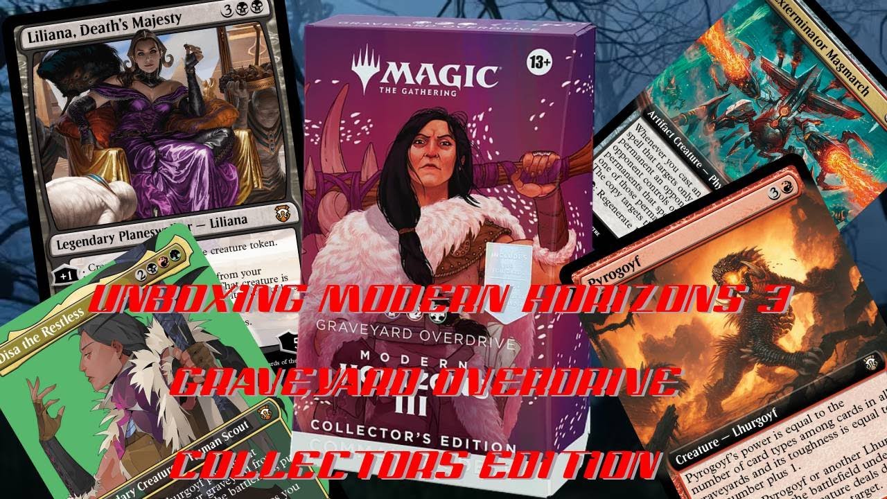 &iexcl;UNBOXING! Deck de Commander Modern Horizons 3: Graveyard Overdrive. Edici&oacute;n de Coleccionista
