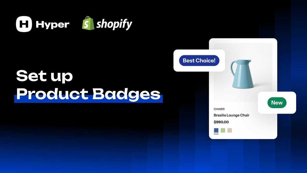 Как добавить пользовательские значки к товарам в Shopify | Учебное пособие по теме Hyper