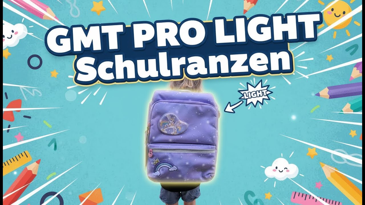 Das Must-have für den Schulstart GMT PRO LIGHT Schulranzen - Besser als Ergobag?
