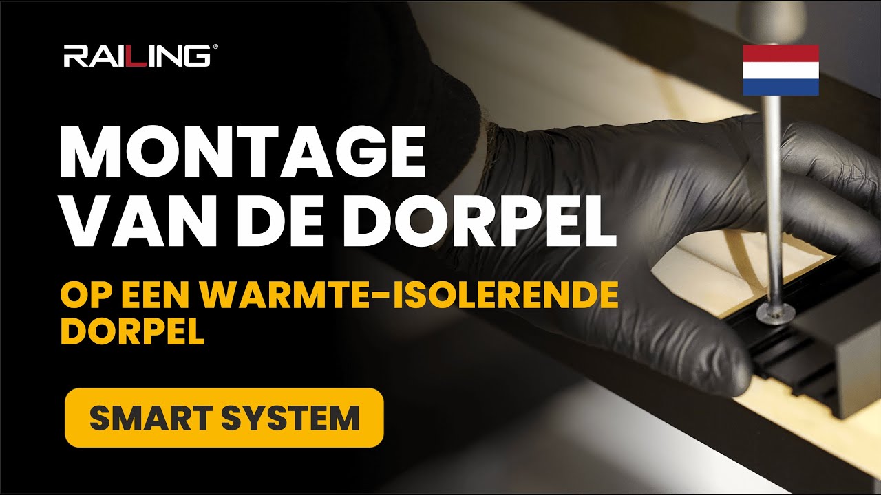 SMART-systeem op een warmte-isolerende dorpel – stap-voor-stap montage van buitendorpels | RAILING
