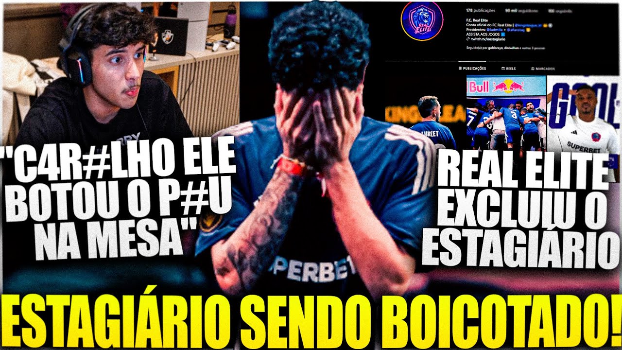 REAL ELITE BOICOTOU O ESTAGIÁRIO? REAL ELITE É EXPOSTO APÓS POSTAGEM! RENATO VICENTE REAGIU E OPINOU