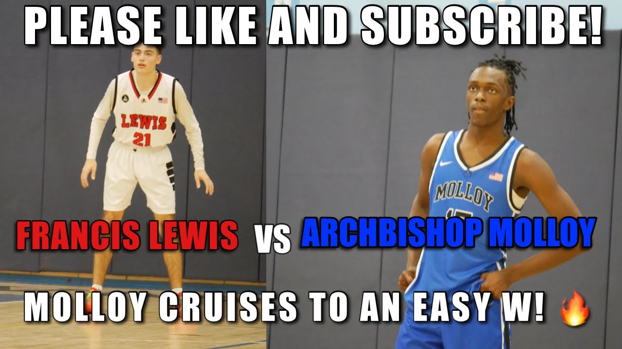 Archbishop Molloy Basketball Vs Francis Lewis! Molloy cruises to an easy W! (12/30/23)