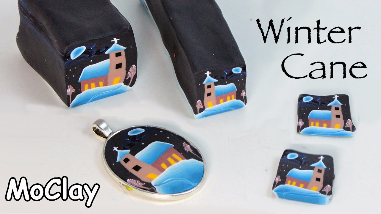 DIY Christmas project - Winter Landscape cane