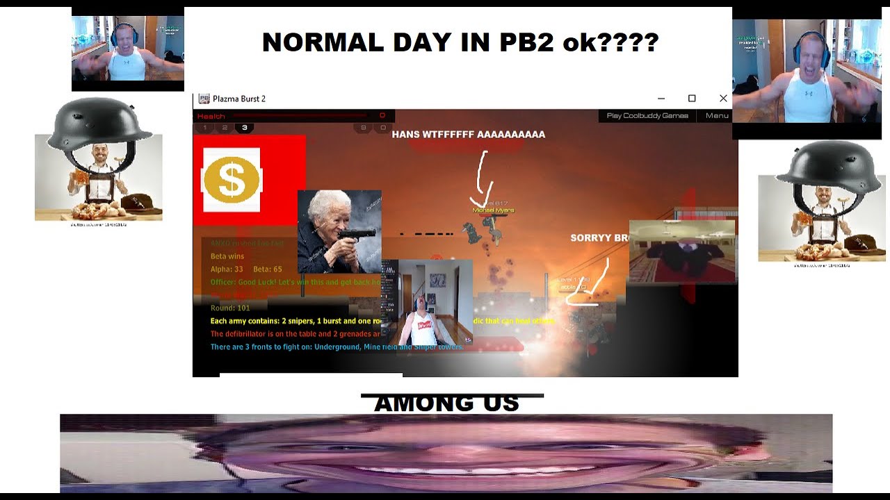 playing pb2 with friends