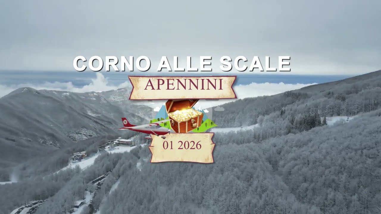 Corno alle Scale (Апенины) в январе 2026: горнолыжка с земли и с дрона