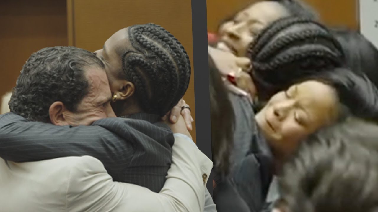 A$AP Rocky Jumps into Rihanna’s Arms as NOT GUILTY Verdict Delivered
