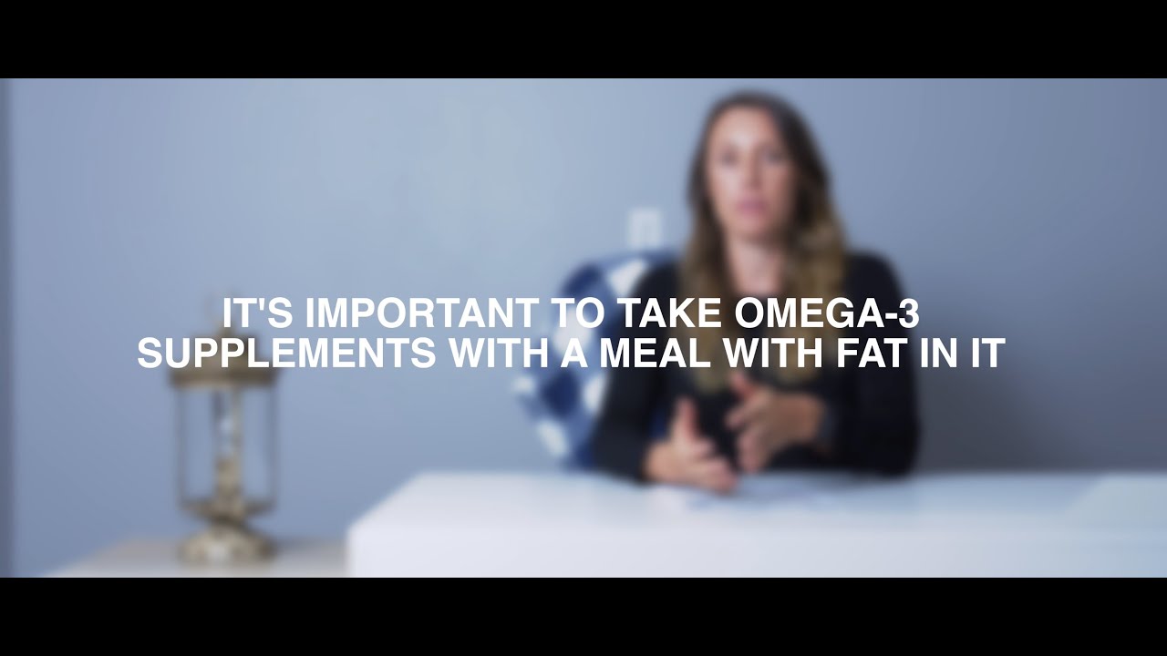 Make Sure You Take Your Omega 3 Supplements with a Meal