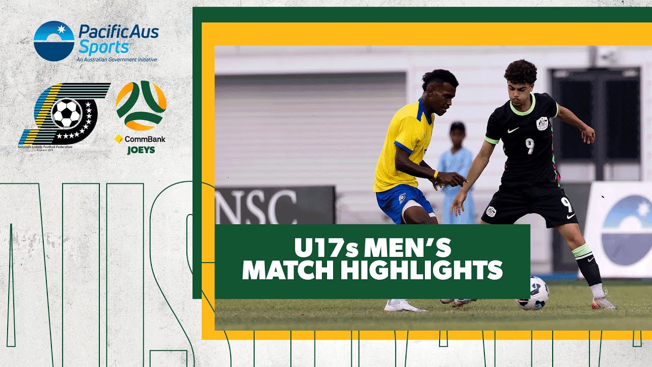 Solomon Islands U19s v CommBank Joeys | Highlights | PacificAus Sports Football Tour 2026