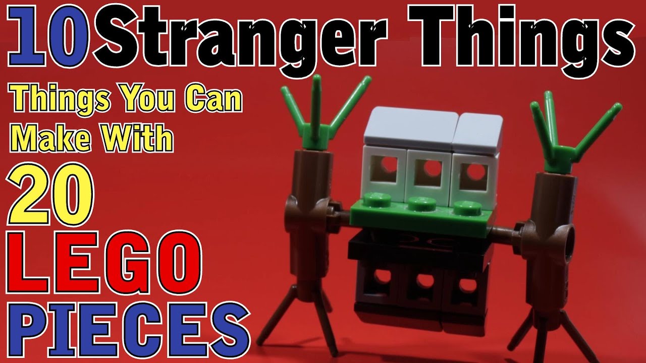 10 вещей из «Очень странных дел», которые можно сделать из 20 деталей Lego