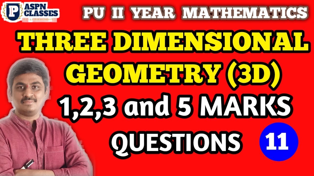 THREE DIMENSIONAL GEOMETRY CLASS 12 IMPORTANT QUESTIONS 1,2,3,AND5 MARKS QUESTIONS