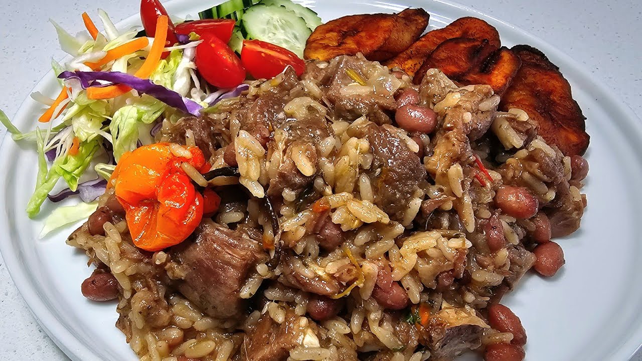 🇬🇾 Guyanese Lamb & Goat cook-up rice| full recipe |one pot dish