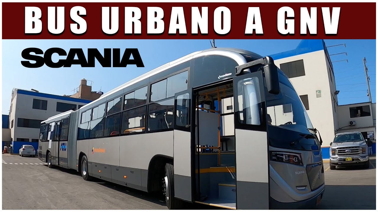 Bus urbano articulado a GNV para 164 pasajeros de Scania y Modasa