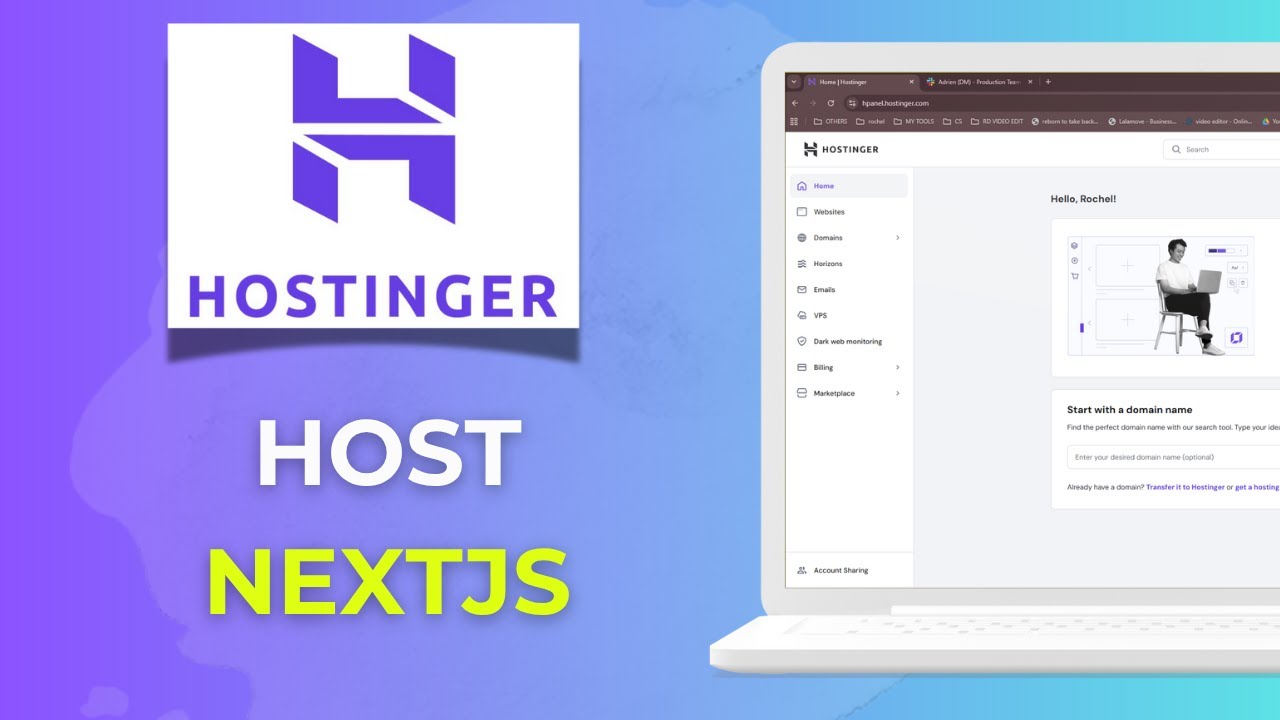 Как разместить сайт NextJS на Hostinger