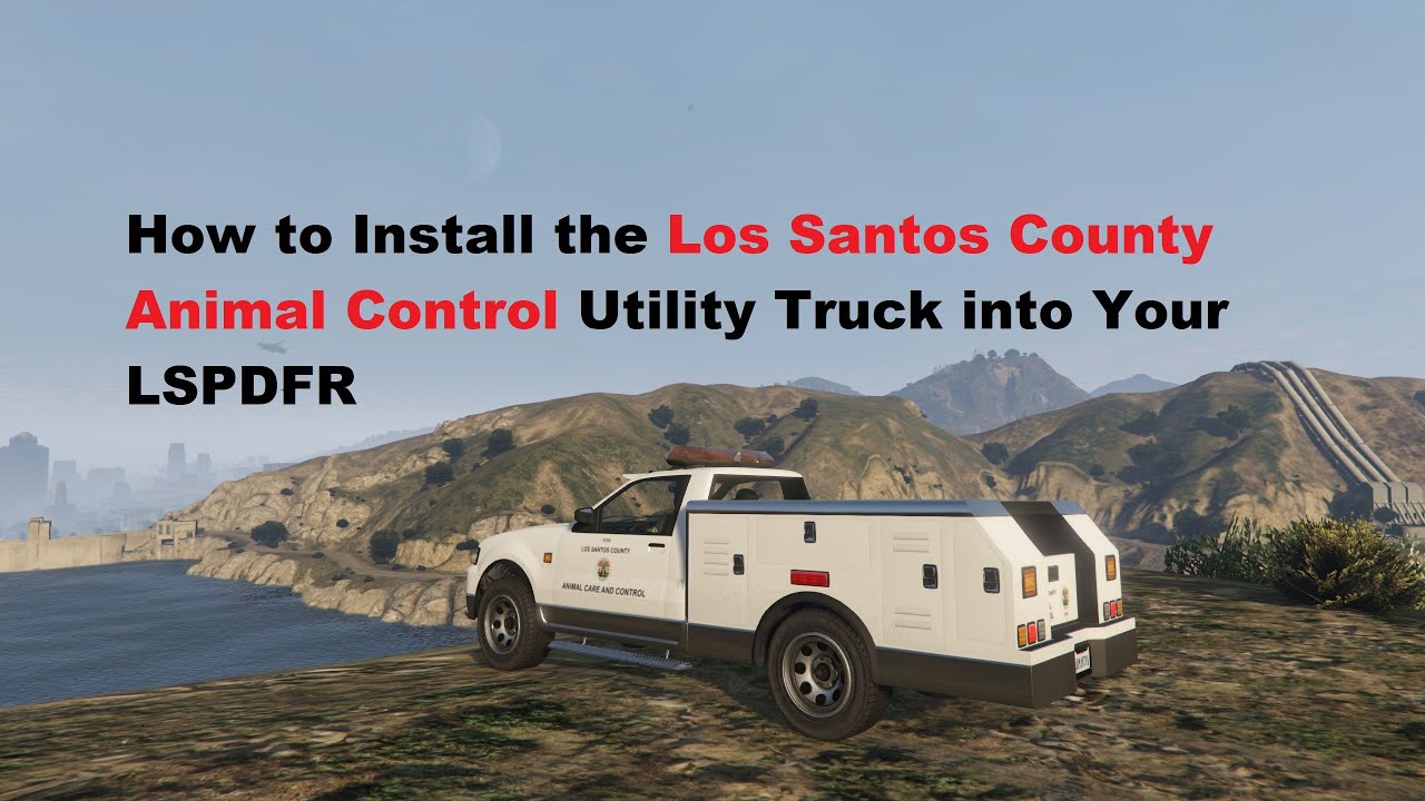 GTA V | GTA 5 | LSPDFR | Tutorial | How to Replace Animal Control Vehicle  Step by Step Easy Install