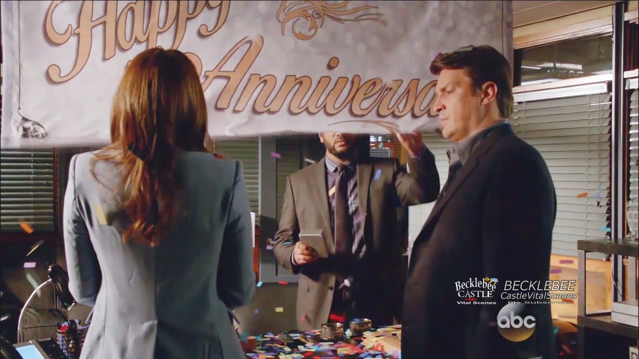Castle 8x07 - Castle's Anniversary Surprise for Beckett “The Last Seduction” Season 8 Episode 7