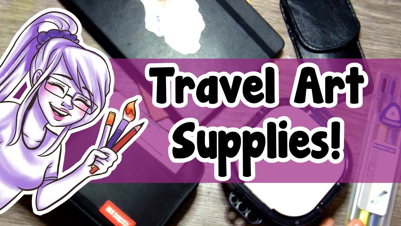 My Travel Art Supplies | What I took on my Holiday/Vacation