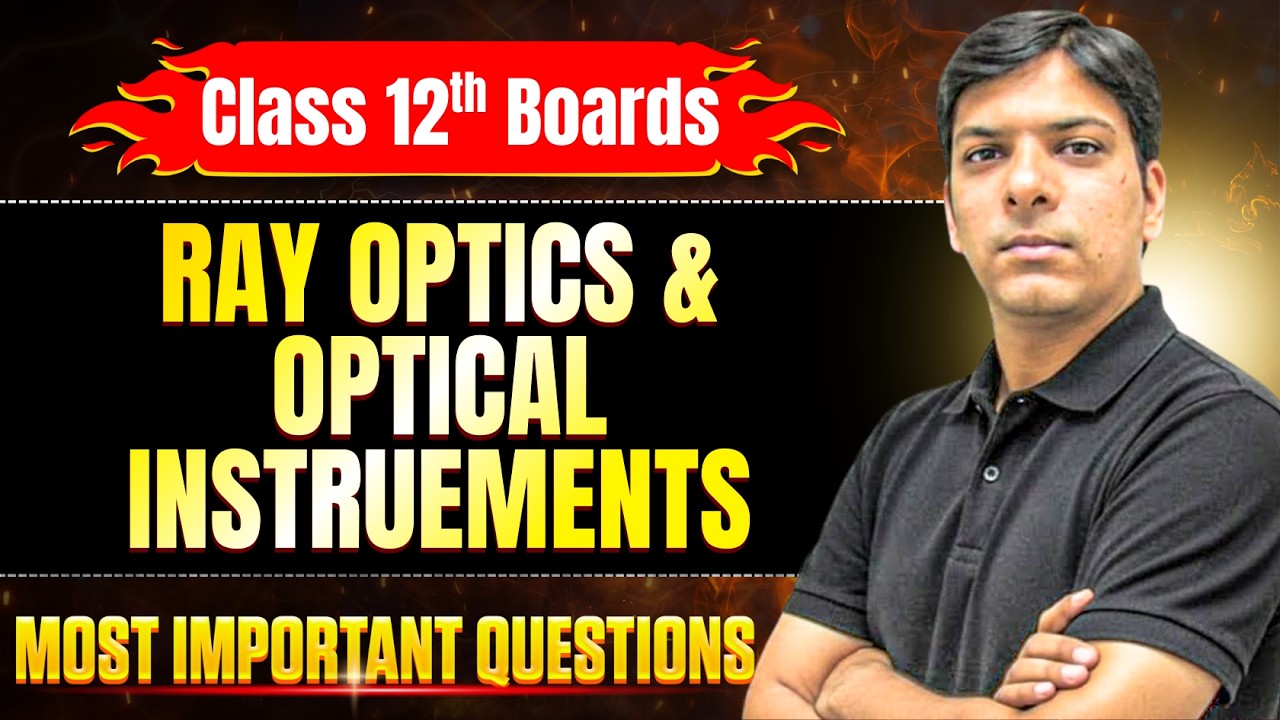Ray Optics & Optical Instruments Class 12 | Top PYQs & Expected Questions