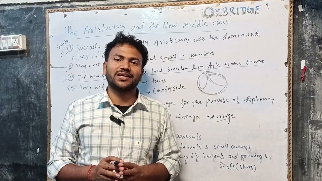 Part-10 /The aristocracy and New middle class @History /10th CBSE/Jaynagar Bihar/#English With Vivek