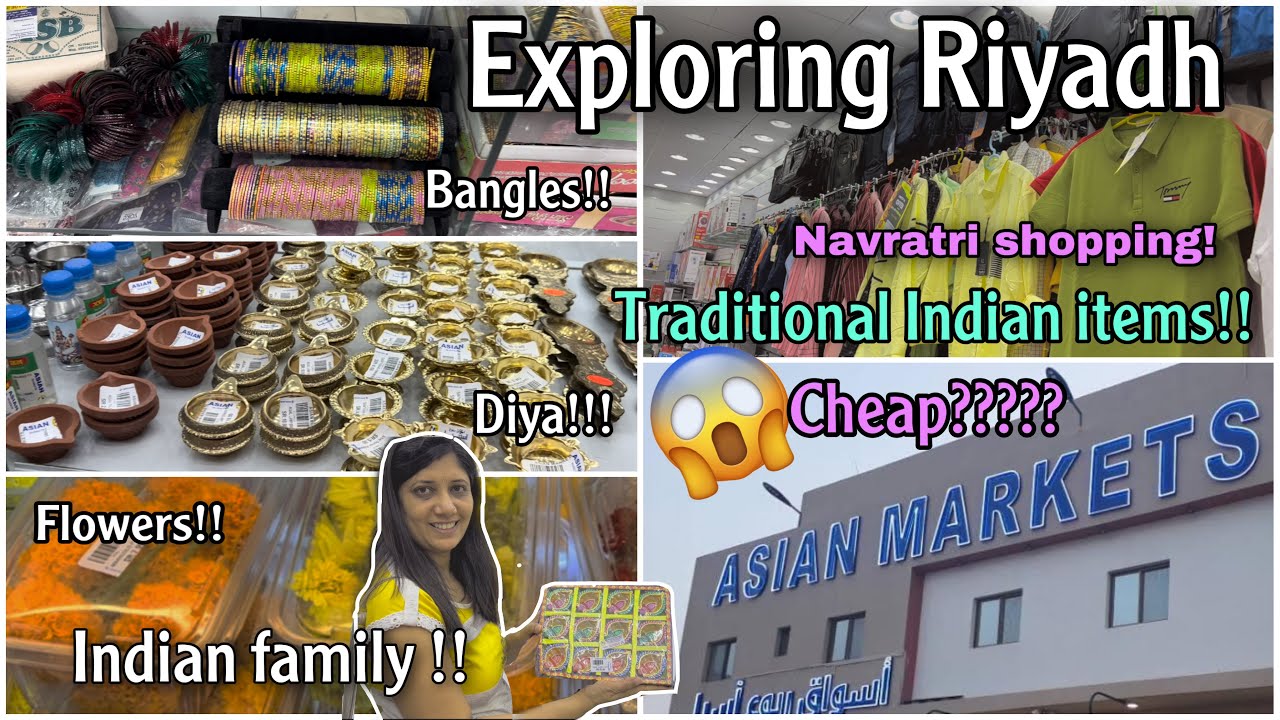 Saudi mein ye sab bhi milta hai??!!😱Asian Market, Riyadh *INDIAN supermarket* puja items😍💕#vlog